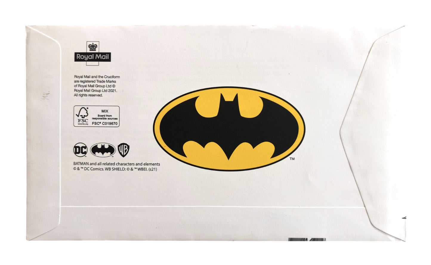 DC - Justice League Royal Mail First Day Cover.
