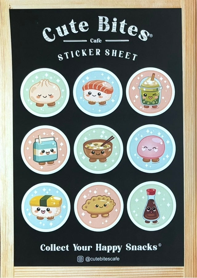 Cute Bites Sticker Sheet x2