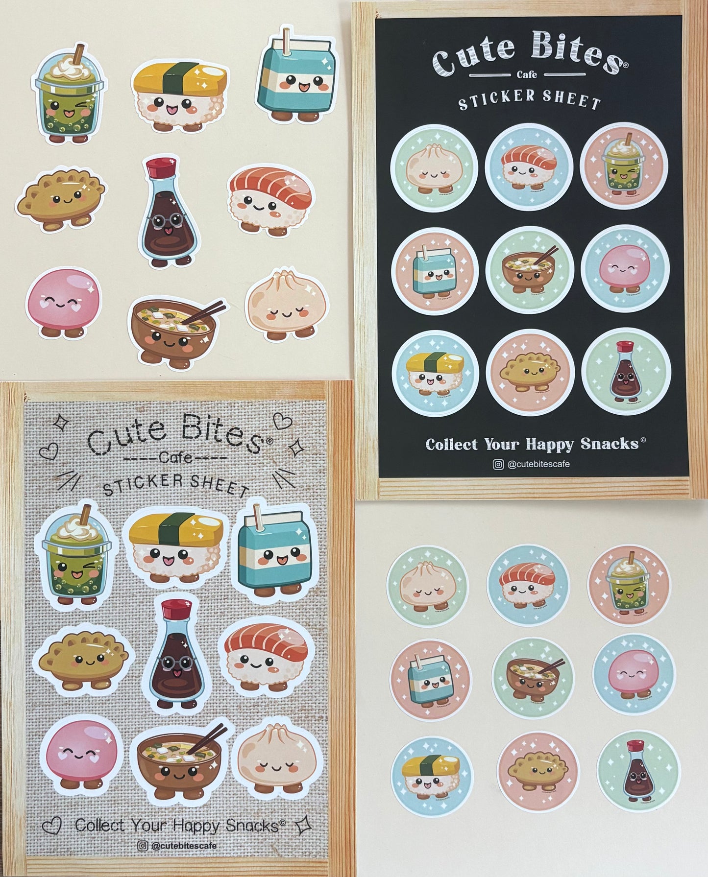 Cute Bites Sticker Sheet x2