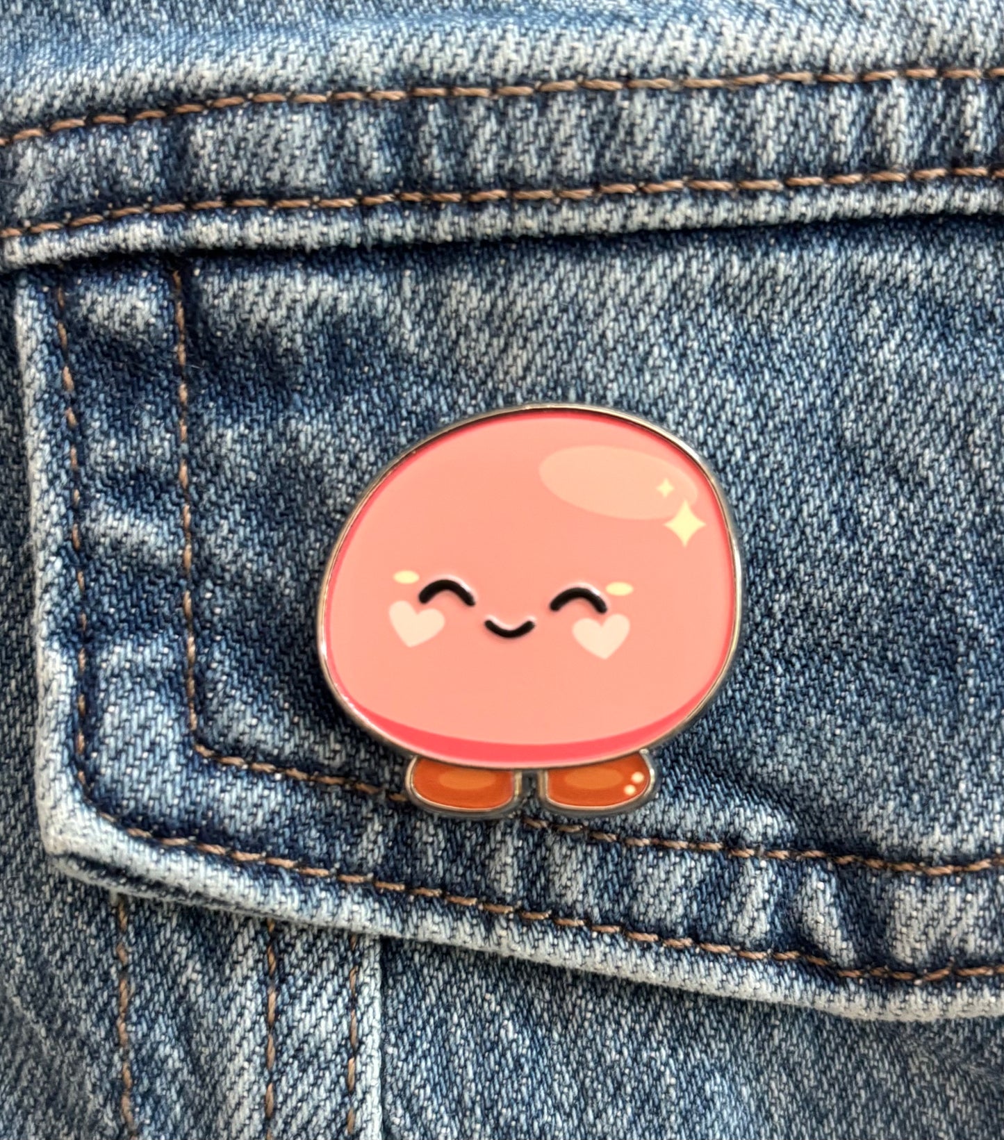 Gentle Mochi Enamel Pin